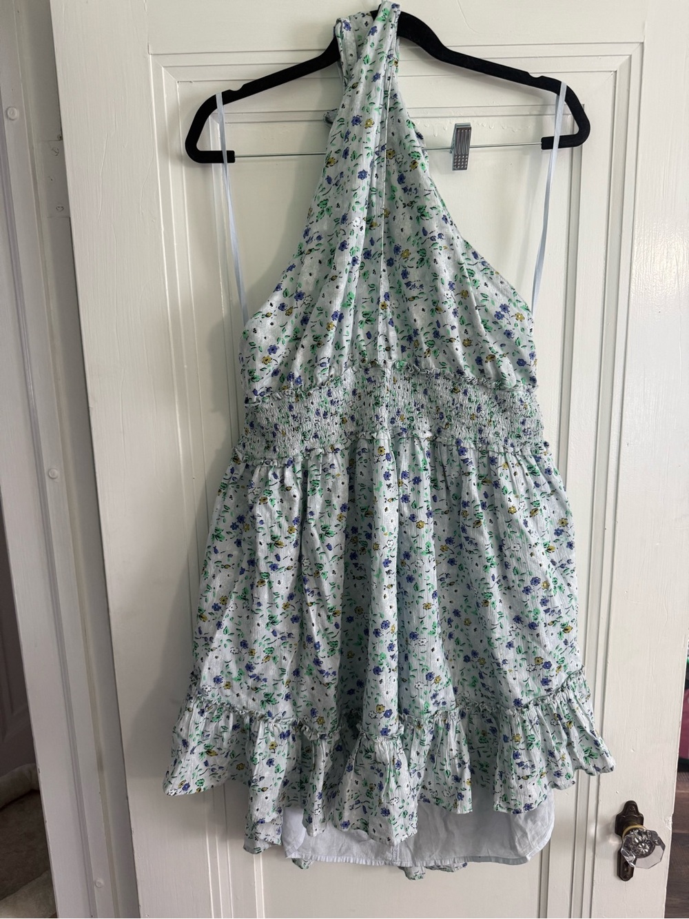 Aerie Floral Halter Dress
